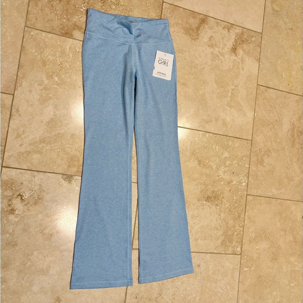 Athleta Light Blue Girls Leggings